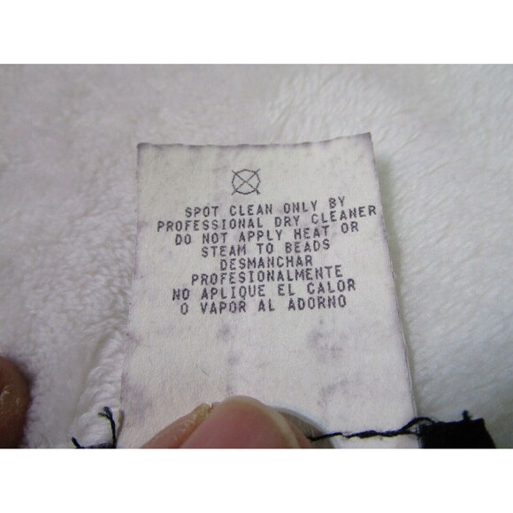 Night Way Collections Womens Evening Skirt Size 8 Black Layered Embellished - Picture 4 of 7